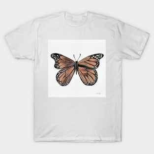 Rose Gold Butterfly T-Shirt